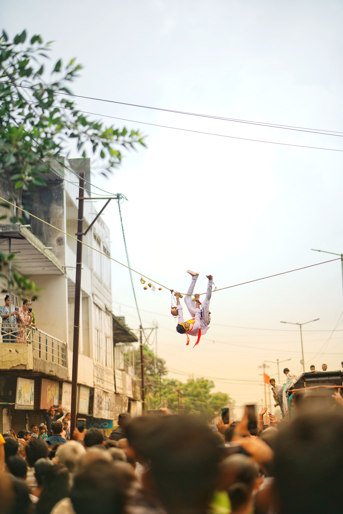 Dahi Handi celebration during Janmashtami