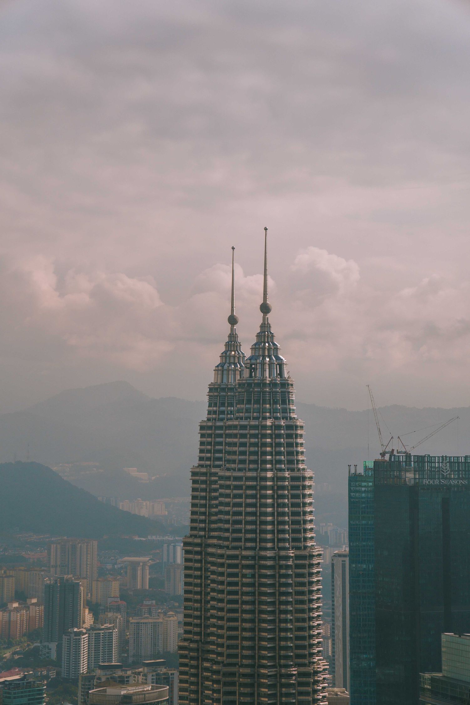 Kuala Lumpur skyline with Petronas Towers